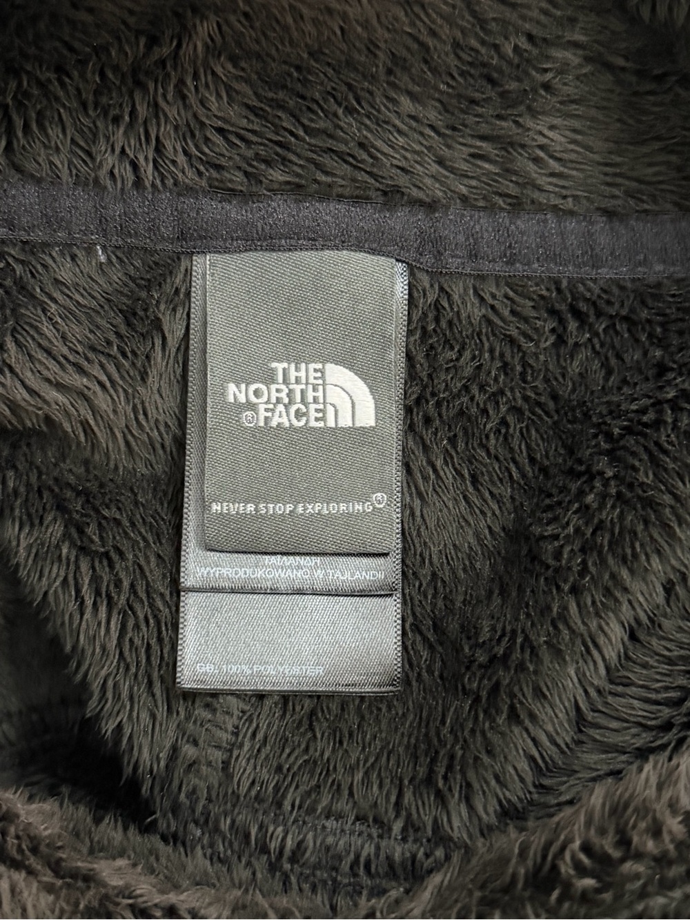 The North Face Mossbud Asymmetrical Snap Neck Fleece Pullover Size XS WORN ONCE - Picture 8 of 12